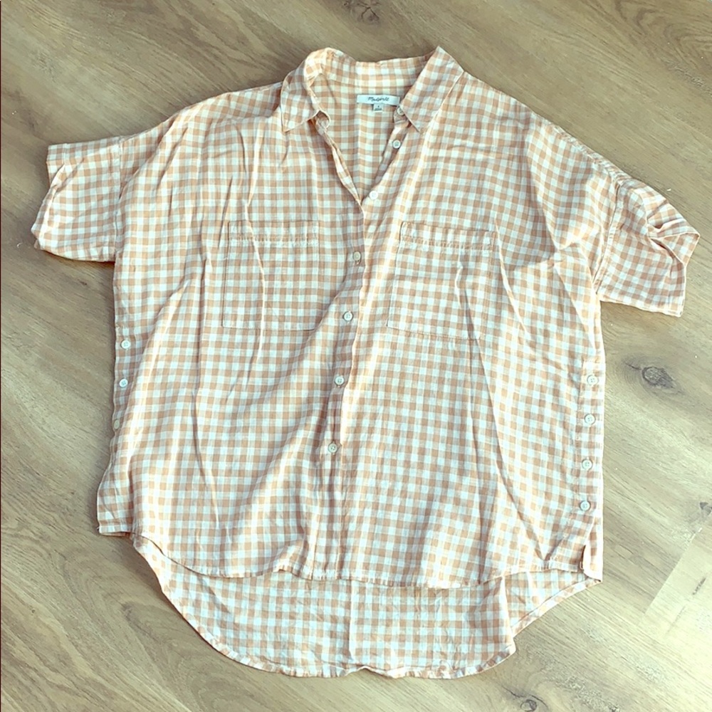 Relaxed Button Front Top by Madewell